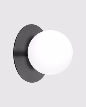 Ummo Wandleuchte/ Plafond BORRA A Schwarz