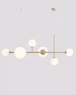 Aldex DIONE 6 BEIGE Pendelleuchte beige