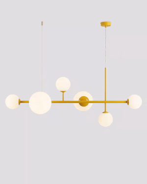 Aldex DIONE 6 MUSTARD gelbe Pendelleuchte