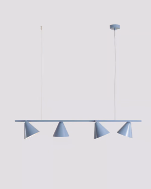 Aldex FORM 4 DUSTY BLUE blaue Pendelleuchte
