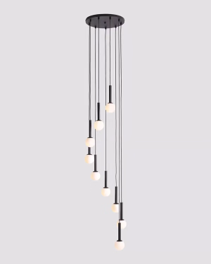 Aldex RIU 9 ALL BLACK Kaskaden-Pendelleuchte