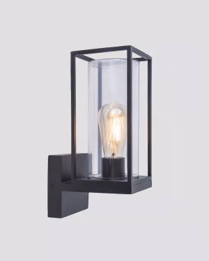 Lampa elewacyjna Lutec FLAIR kinkiet IP44 czarny