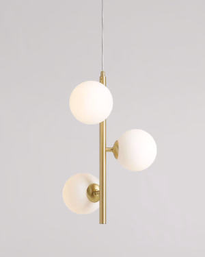 Závesné svietidlo Aldex FIN 3 BRASS S