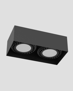 Brosline Aufbauleuchte/Plattform CAGE OUT 0-2 Schwarz 1269