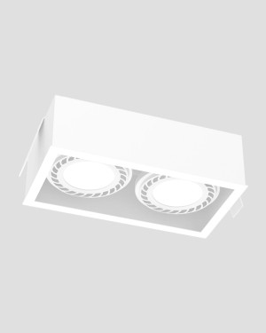 Lampa wpuszczana Brosline CAGE IN 1-2 Biała 3275