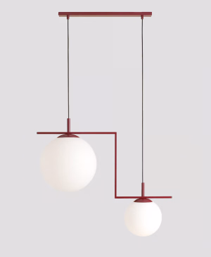 Aldex ZAC 2 RED WINE kastanienbraune Pendelleuchte 1038H15_2