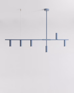 Blaue Aldex TREVO 6 DUSTY BLUE Pendelleuchte