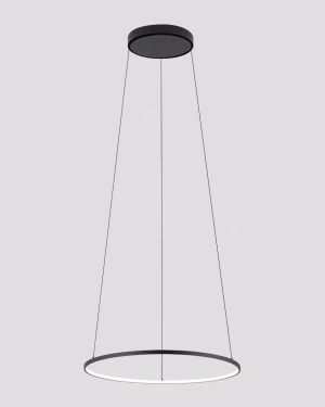 Nowodvorski CIRCOLO S 45cm Pendelleuchte 10813/10863 Schwarz LED RING