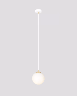 Lampa wisząca EMIBIG ROYAL 1 WHITE-GOLD 1244/1