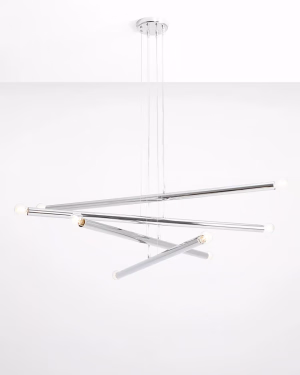 Lampa wisząca Aldex TUBO 8 CHROME