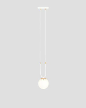 EMIBIG GLAM 1 WEISS-GOLD Pendelleuchte 1115/1
