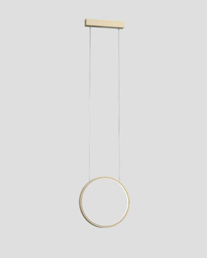 Shilo AGARO 27cm závesné svietidlo 5316/5317 Gold LED RING
