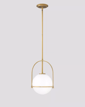 Elstead SOMERSET 1 gold Pendelleuchte Altmessing