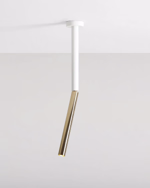 Aldex STICK WHITE-GOLD verstellbare Deckenleuchte