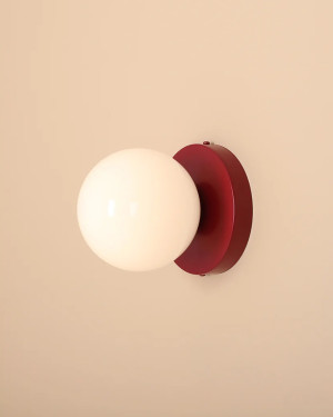 Aldex Wandleuchte BALL WALL II RED WINE S