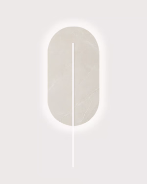 Ummo ROKKE BEIGE STONE WHITE nástenné svietidlo