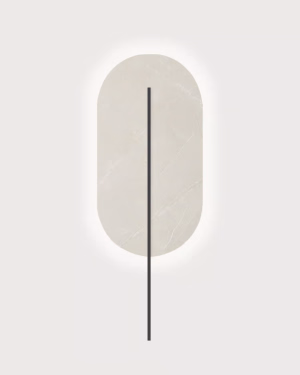 Ummo ROKKE BEIGE STONE BLACK Wandleuchte