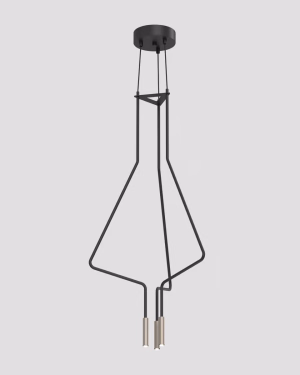 Lampa wisząca Shilo Antigo no. Vi 3 Czarna 5140