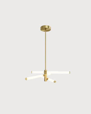 Złota lampa zwieszana Maytoni AXIS 28W 72cm 3000K LED