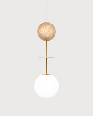 Ummo OIO A WOOD Pendelleuchte aus Holz