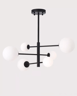 Yaskr BOLTI Pendelleuchte 6xG9 schwarz PLC0103-BK
