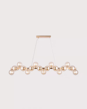 Maytoni DALLAS Pendelleuchte Gold Bernstein Schirme MOD547PL-25G