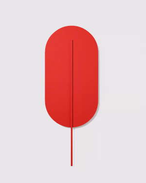 Rote Ummo ROKKE Wandleuchte