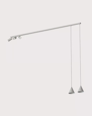 Lampa wisząca Nowodvorski FOURTY V Silk gray 11451
