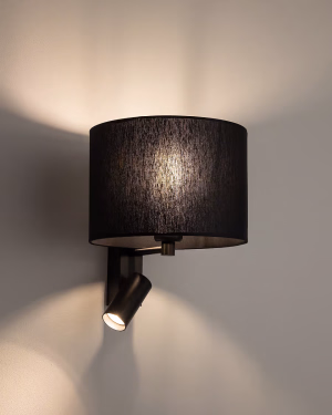 Elegancki kinkiet Nowodvoski LUSSO Czarny 11521