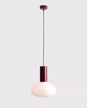 Kastanienbraune Pendelleuchte Aldex FLO RUBY M