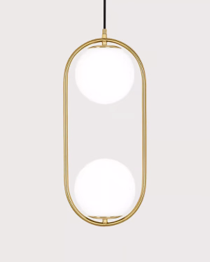 Złota lampa wisząca Moosee AURELIA TWIN