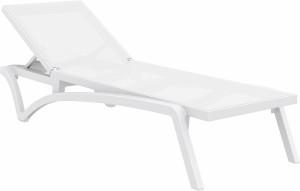Leżak ogrodowy Siesta Pacific White / White