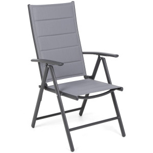 Krzesło ogrodowe aluminiowe Ibiza Grey / Window Grey