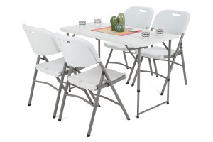 Zestaw mebli cateringowych 122 cm Premium 4+1