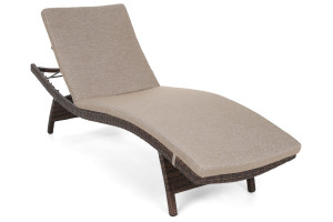 Leżanka ogrodowa Marbella Brown Mat / Brown Melange