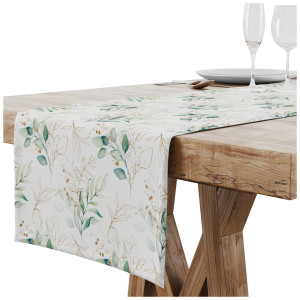 BIEŻNIK DEKORACYJNY NA STÓŁ OBRUS PLAMOODPORNY 40X220 CM GŁADKI WZÓR 0074