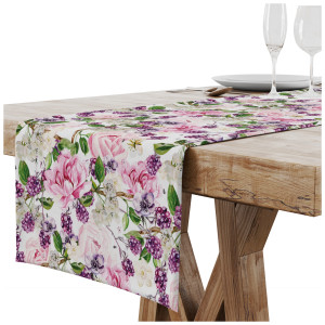 BIEŻNIK DEKORACYJNY NA STÓŁ OBRUS PLAMOODPORNY 40X220 CM GŁADKI WZÓR 0065