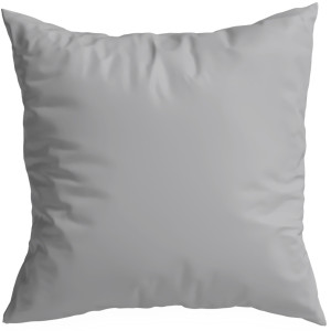 Poszewka dekoracyjna jednobarwna szara 45x45