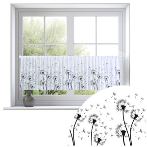 Firana zazdrostka 150x50 motyw dmuchawce 0373