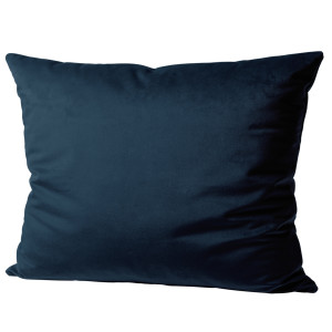 Welwetowa granatowa poszewka 40x60 5611