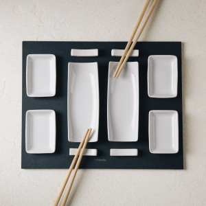 Zestaw do sushi SUSHI dla 4 osób, 15 elementów 30x24 cm