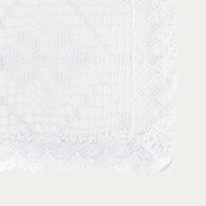 Obrus CROCHET szydełkowy biały 130x170 cm