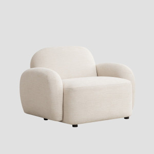 Fotel HELMI ecru 108x87x73 cm