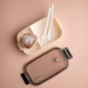 Lunchbox LUNARE śmietankowy 750 ml