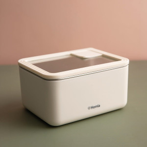Lunchbox COCOA śmietankowy ze stali nierdzewnej 700 ml