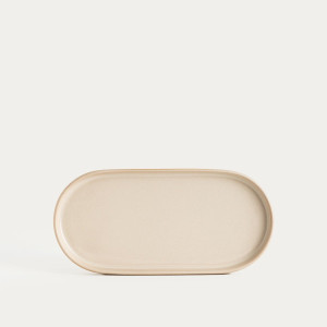 Tacka MELKARO ceramiczna beżowa 25x12x2 cm