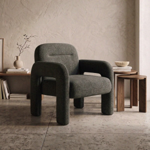 Fotel ALVIRO oliwkowy 78x76x81 cm