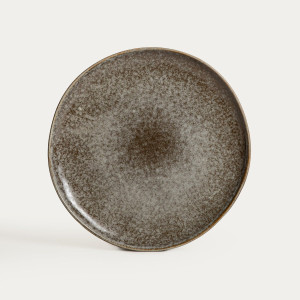 Talerz DAREL obiadowy szary 26,5 cm