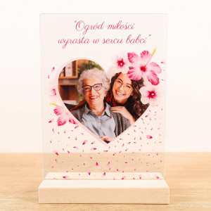 Druk na szkle Prezent dla Babci