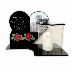 Znicz dla Dziadków | Personalizowany Znicz od wnuków